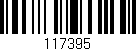 Código de barras (EAN, GTIN, SKU, ISBN): '117395'