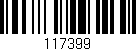 Código de barras (EAN, GTIN, SKU, ISBN): '117399'