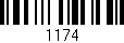 Código de barras (EAN, GTIN, SKU, ISBN): '1174'