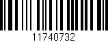 Código de barras (EAN, GTIN, SKU, ISBN): '11740732'