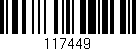 Código de barras (EAN, GTIN, SKU, ISBN): '117449'