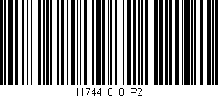 Código de barras (EAN, GTIN, SKU, ISBN): '11744_0_0_P2'