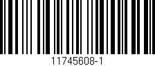 Código de barras (EAN, GTIN, SKU, ISBN): '11745608-1'