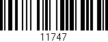 Código de barras (EAN, GTIN, SKU, ISBN): '11747'
