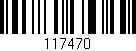 Código de barras (EAN, GTIN, SKU, ISBN): '117470'
