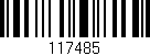 Código de barras (EAN, GTIN, SKU, ISBN): '117485'