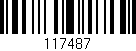 Código de barras (EAN, GTIN, SKU, ISBN): '117487'
