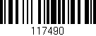 Código de barras (EAN, GTIN, SKU, ISBN): '117490'