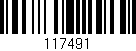 Código de barras (EAN, GTIN, SKU, ISBN): '117491'