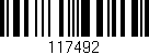 Código de barras (EAN, GTIN, SKU, ISBN): '117492'