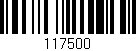 Código de barras (EAN, GTIN, SKU, ISBN): '117500'