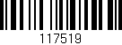 Código de barras (EAN, GTIN, SKU, ISBN): '117519'