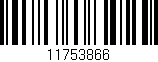 Código de barras (EAN, GTIN, SKU, ISBN): '11753866'