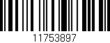 Código de barras (EAN, GTIN, SKU, ISBN): '11753897'