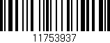Código de barras (EAN, GTIN, SKU, ISBN): '11753937'
