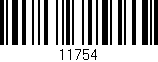 Código de barras (EAN, GTIN, SKU, ISBN): '11754'