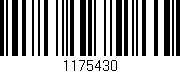 Código de barras (EAN, GTIN, SKU, ISBN): '1175430'