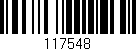 Código de barras (EAN, GTIN, SKU, ISBN): '117548'