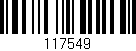 Código de barras (EAN, GTIN, SKU, ISBN): '117549'