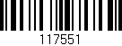 Código de barras (EAN, GTIN, SKU, ISBN): '117551'
