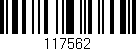 Código de barras (EAN, GTIN, SKU, ISBN): '117562'