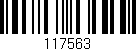 Código de barras (EAN, GTIN, SKU, ISBN): '117563'
