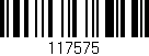 Código de barras (EAN, GTIN, SKU, ISBN): '117575'