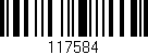 Código de barras (EAN, GTIN, SKU, ISBN): '117584'
