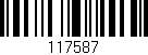 Código de barras (EAN, GTIN, SKU, ISBN): '117587'