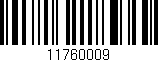 Código de barras (EAN, GTIN, SKU, ISBN): '11760009'