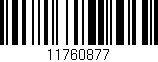 Código de barras (EAN, GTIN, SKU, ISBN): '11760877'