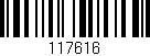 Código de barras (EAN, GTIN, SKU, ISBN): '117616'