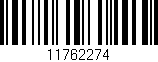 Código de barras (EAN, GTIN, SKU, ISBN): '11762274'