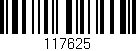Código de barras (EAN, GTIN, SKU, ISBN): '117625'