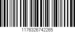Código de barras (EAN, GTIN, SKU, ISBN): '1176326742265'
