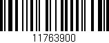 Código de barras (EAN, GTIN, SKU, ISBN): '11763900'