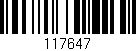 Código de barras (EAN, GTIN, SKU, ISBN): '117647'
