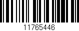 Código de barras (EAN, GTIN, SKU, ISBN): '11765446'