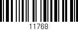 Código de barras (EAN, GTIN, SKU, ISBN): '11768'