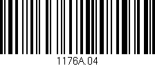 Código de barras (EAN, GTIN, SKU, ISBN): '1176A.04'