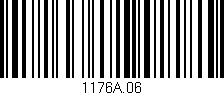 Código de barras (EAN, GTIN, SKU, ISBN): '1176A.06'