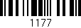 Código de barras (EAN, GTIN, SKU, ISBN): '1177'