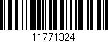 Código de barras (EAN, GTIN, SKU, ISBN): '11771324'
