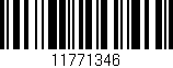 Código de barras (EAN, GTIN, SKU, ISBN): '11771346'