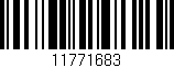 Código de barras (EAN, GTIN, SKU, ISBN): '11771683'