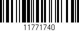 Código de barras (EAN, GTIN, SKU, ISBN): '11771740'