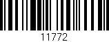 Código de barras (EAN, GTIN, SKU, ISBN): '11772'