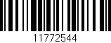 Código de barras (EAN, GTIN, SKU, ISBN): '11772544'