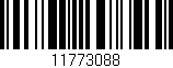 Código de barras (EAN, GTIN, SKU, ISBN): '11773088'