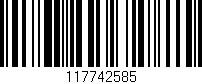 Código de barras (EAN, GTIN, SKU, ISBN): '117742585'